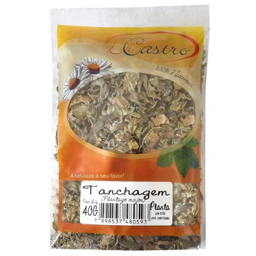 Tanchagem Cha 40 Gr Castro - DICASTRO - Mercearia