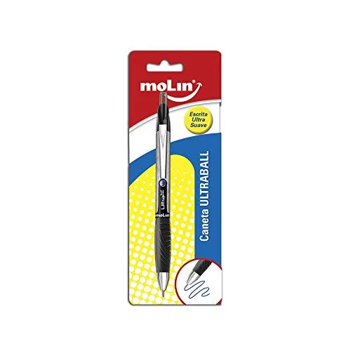 Caneta Molin Ultraball Azul C/1 - MOLIN