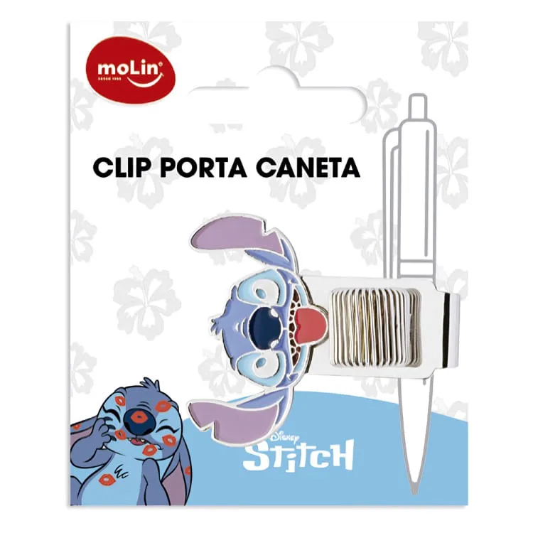 Clip Metal Para Caneta Stitch Disney - LC - Papelaria