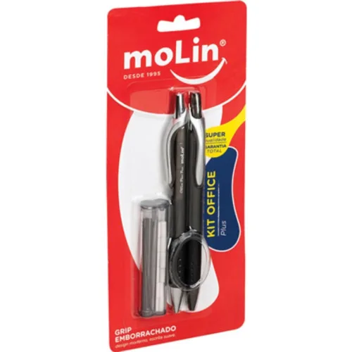 MOLIN KIT ESCOLAR OFFICE PLUS CORES SORTIDAS - MOLIN