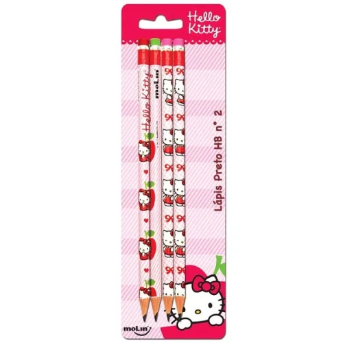 MOLIN HELLO KITTY HB 4 UNIDADES - HELLO KITTY - Outros