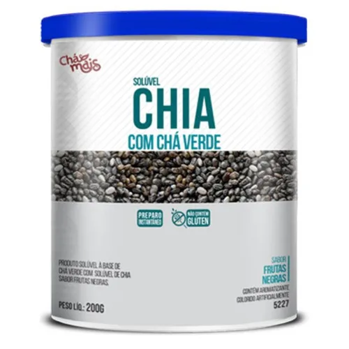 Cha Chamais Chia C/ Cha Verde Frutas Inst - CHAMAIS - Mercearia