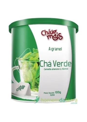 Chá Verde Chá Mais Folhas 100g - CHA MAIS - Mercearia