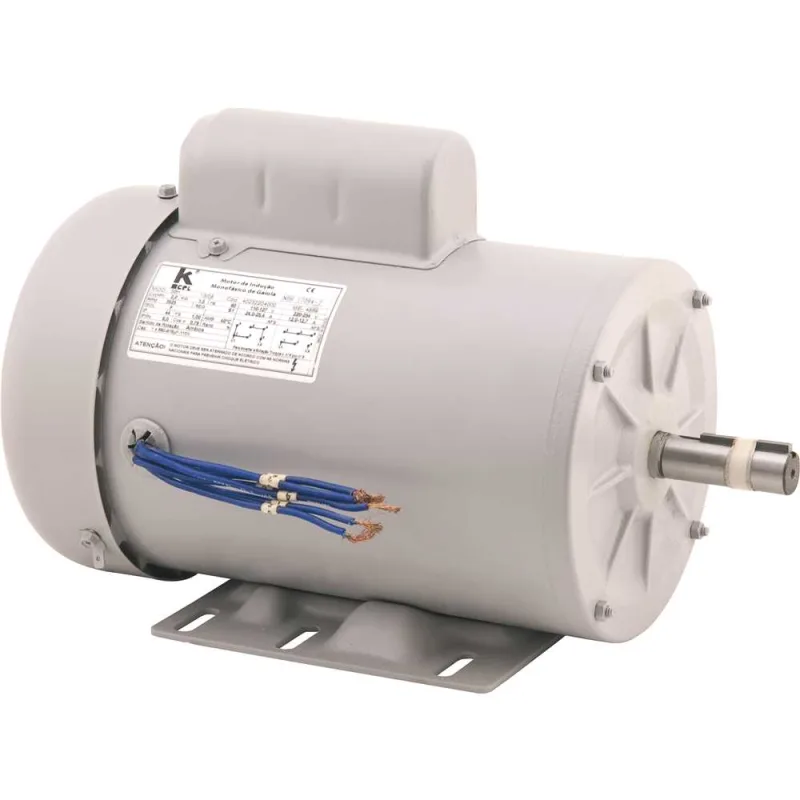 Motor Monofásico 5,00CV 2 Polos 220/440V IP 44 Carcaça 100E 60HZ - NOVA Motores - NOVA - Máquinas E Compressores