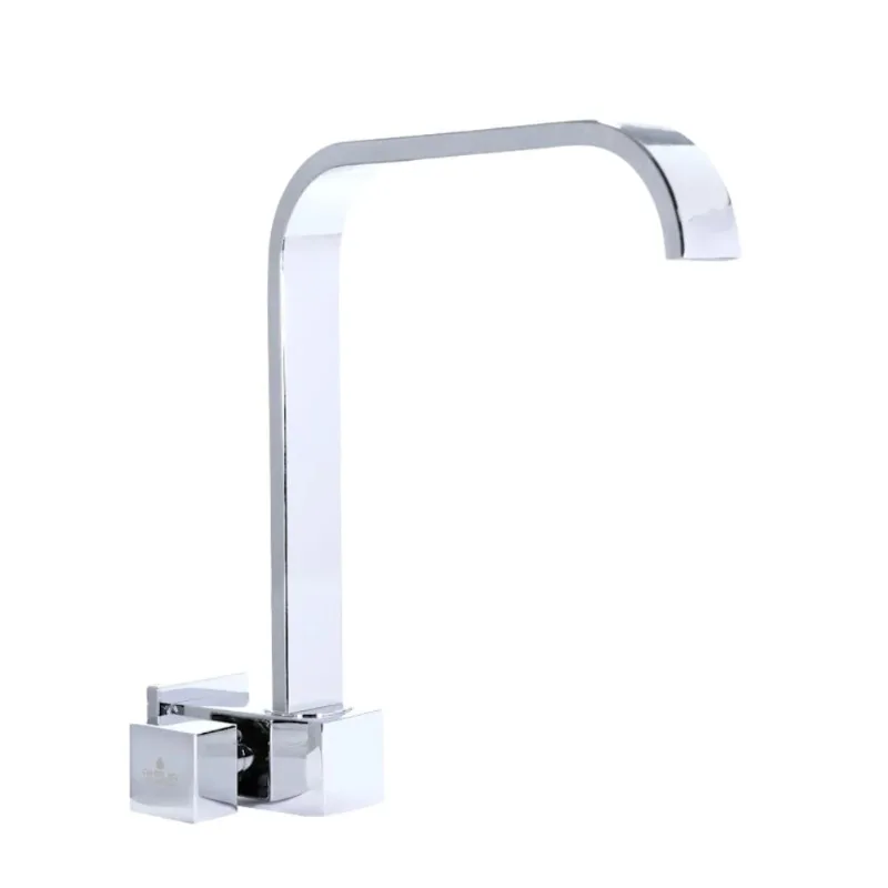 Torneira para Cozinha Parede Bica Média Cromado Elegance Torneira para Cozinha Parede 1/4V Bica Média Cromado Elegance