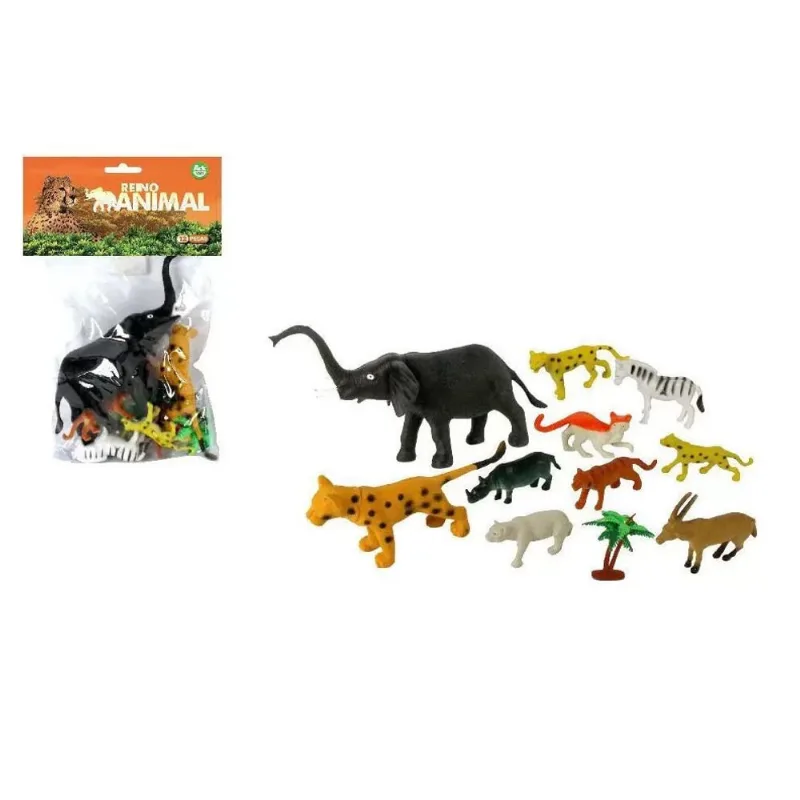 Kit Animais Reino Animal - 12 Peças - AKT3065 - Ark Toys - UNICA