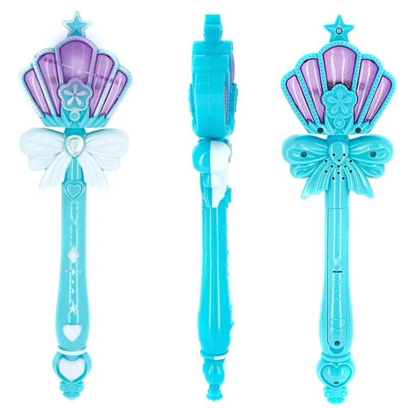 Brinquedo Infantil para Meninas Varinha Mágica Azul Coroa Encantada com Som e Luzes - Não Disponível - Brinquedos