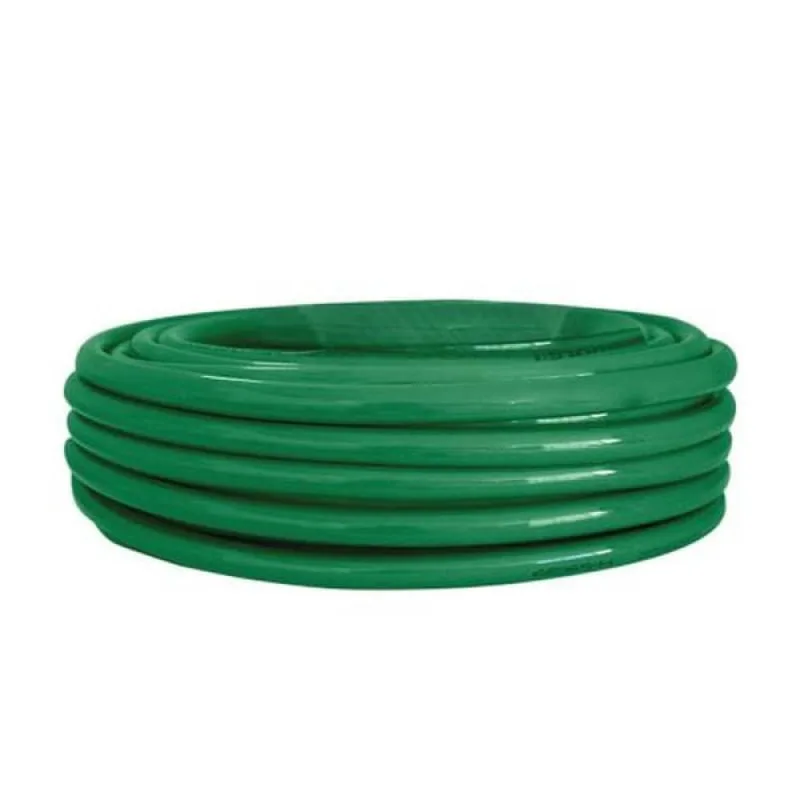 Mangueira Jardim Flexível 25 Metros Verde - DTOOLS, Bitola 7/16, Parede 1.5mm, Acompanha Esguicho - Dtools - Casa E Construção