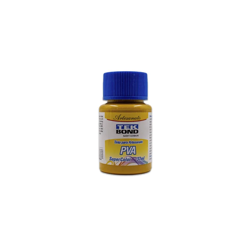 Tinta Para Artesanato Pva 37Ml Tekbond 083Tb- Amarelo Cereal