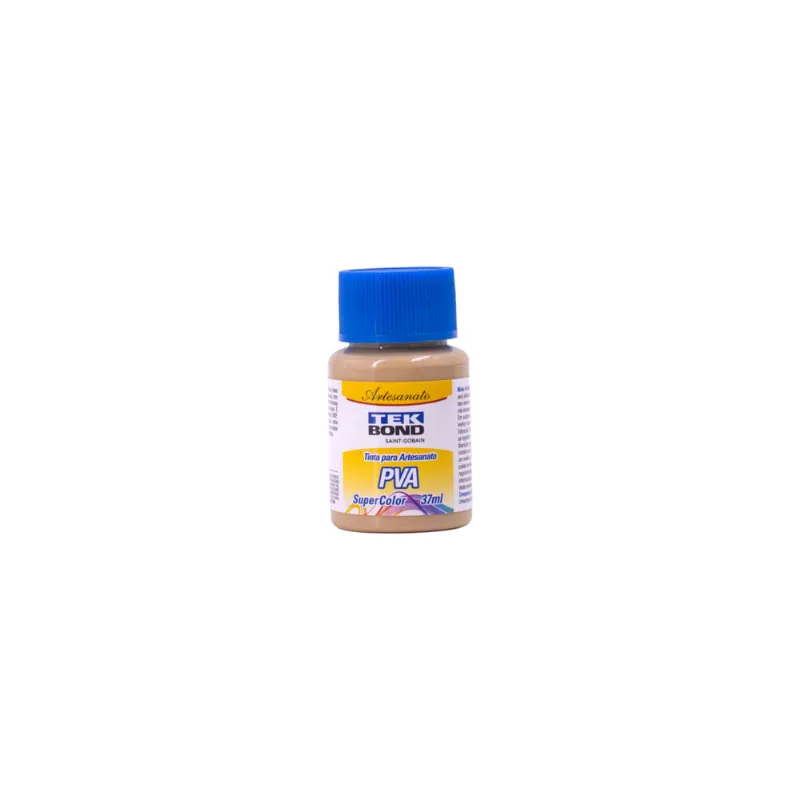 Tinta Para Artesanato Pva 37Ml Tekbond 082Tb - Cafe Com Leite