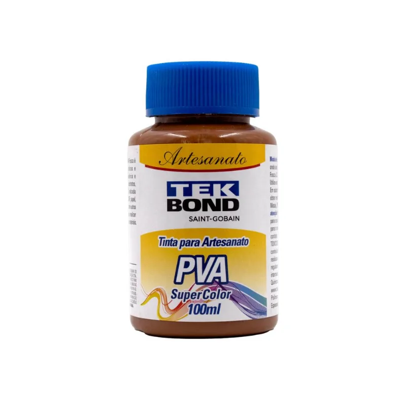 Tinta Para Artesanato Pva 100Ml Tekbond 071Tb - Marrom