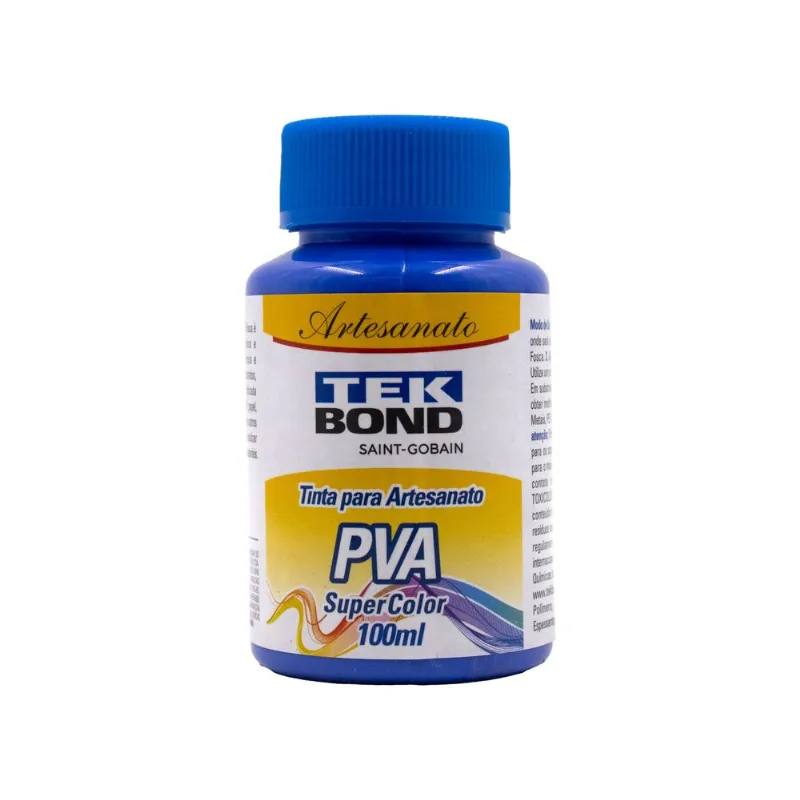 Tinta Para Artesanato Pva 100Ml Tekbond 046Tb - Azul Royal