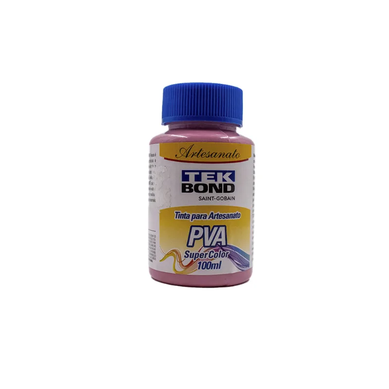 Tinta Para Artesanato Pva 100Ml Tekbond 035Tb - Rosa Flerte