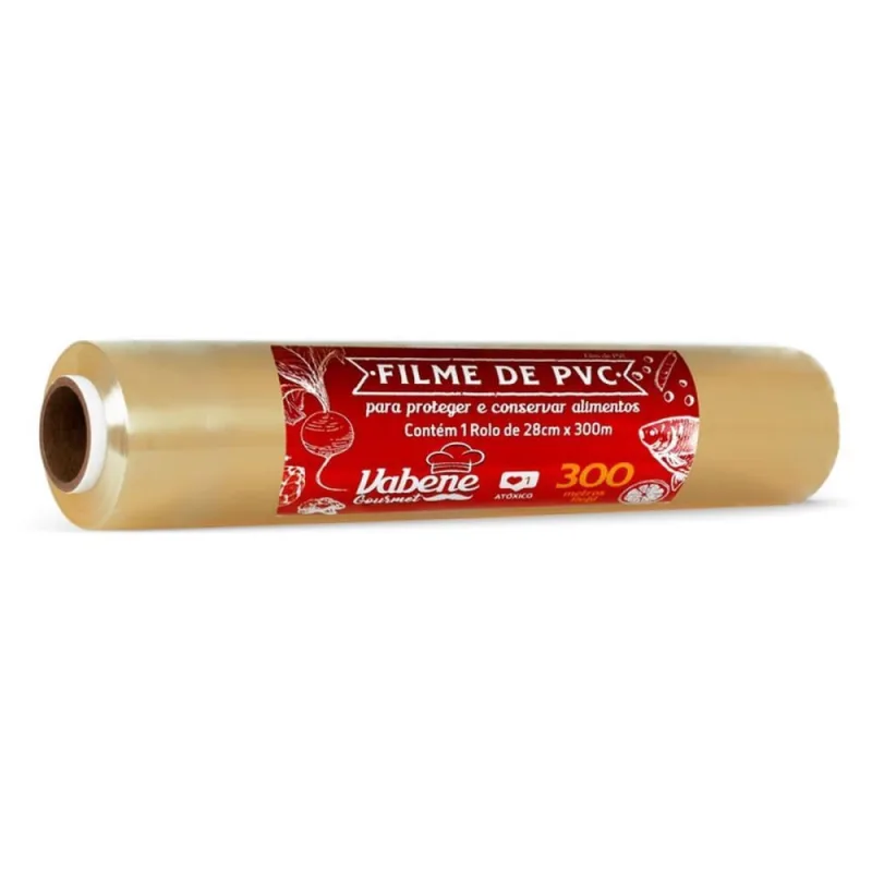 Plastico para Alimentos Filme PVC Refil 28CMX300M. - VABENE