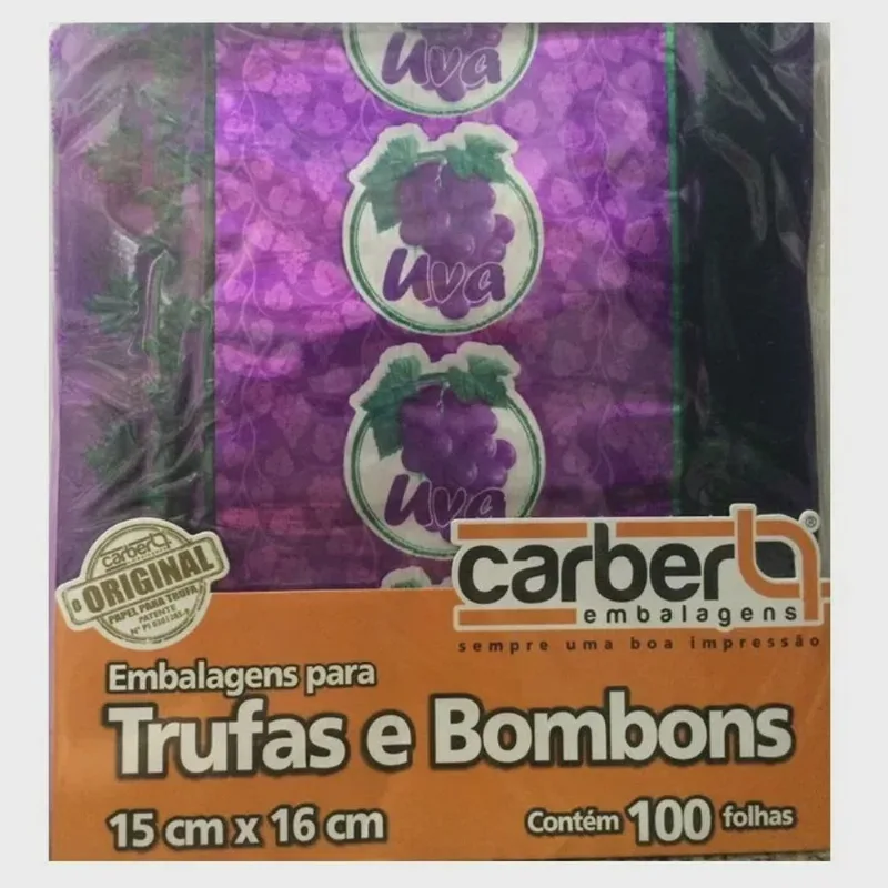 Emb trufa carber 15X16 uva 100UN