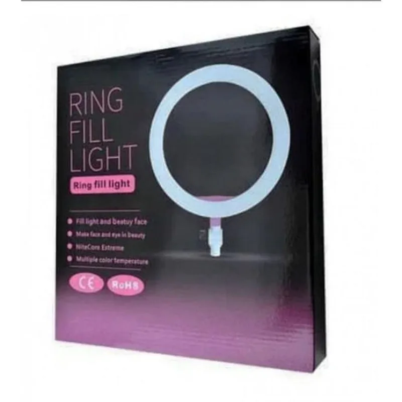 Ring Light Led Iluminador 26Cm Completo + Tripé 2.1M