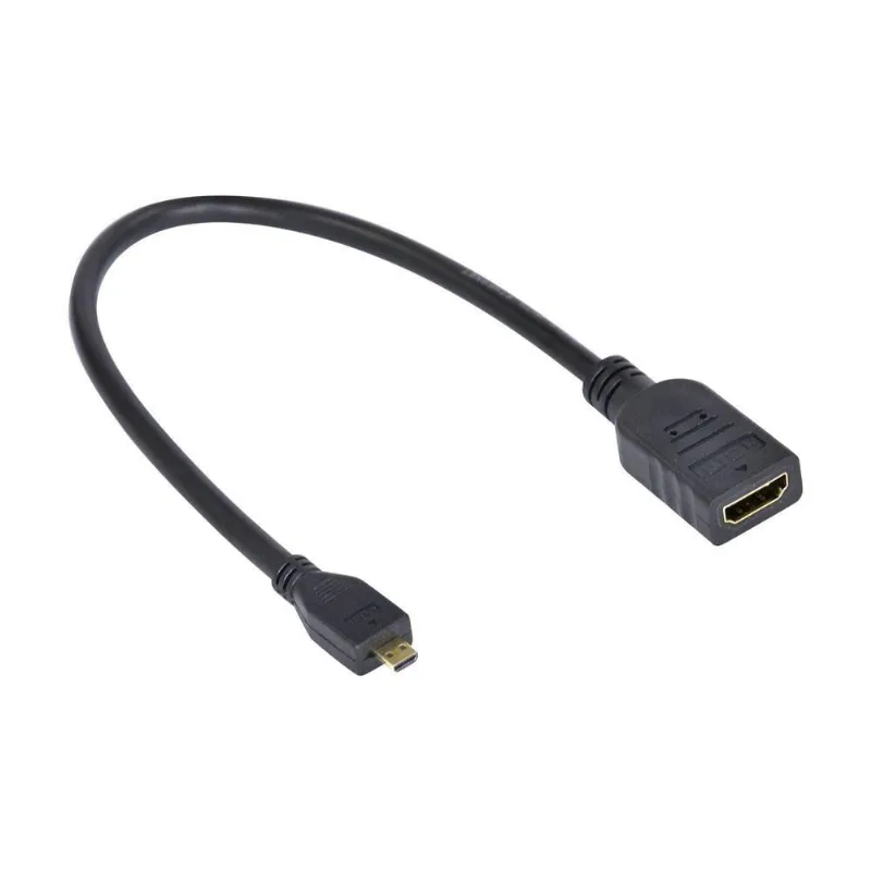 Cabo Adaptador Micro Hdmi X Hdmi Femea 30cm Amchf-30 - VINIK - Informática