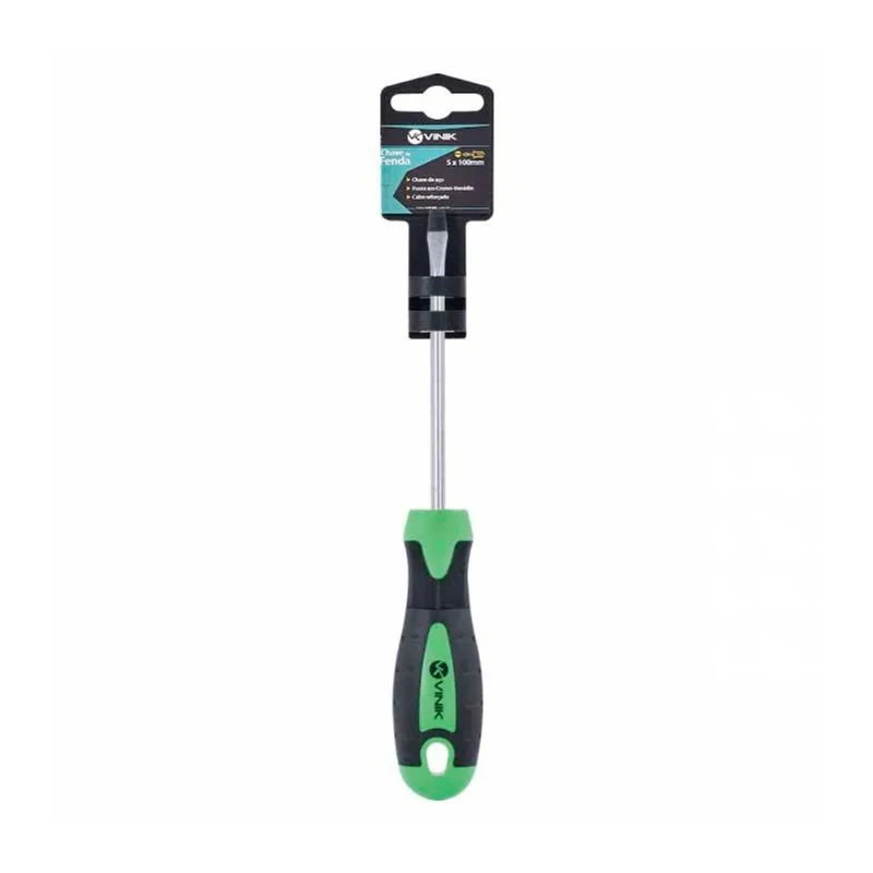 Chave De Fenda Vinik 26152 5x100mm 3/16 X 4" Aço Cromo Vanádio Cabo Ergonômico (MP)