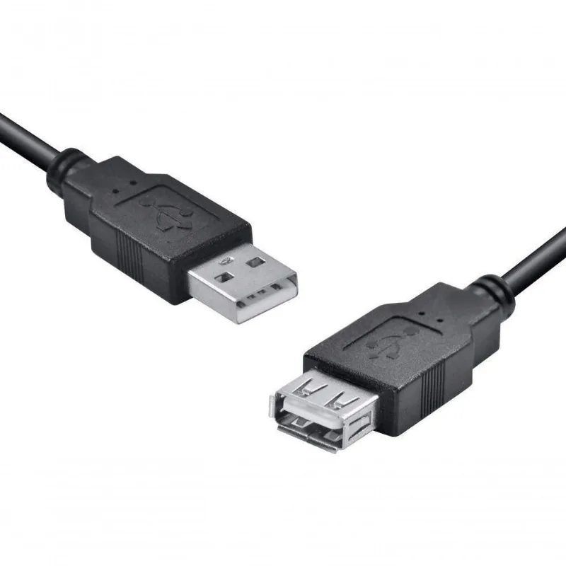 Cabo USB UAMAF-18 Extensor USB 2.0 com Transmissão de Dados 480 Mbps Preto Vinik - Vinik