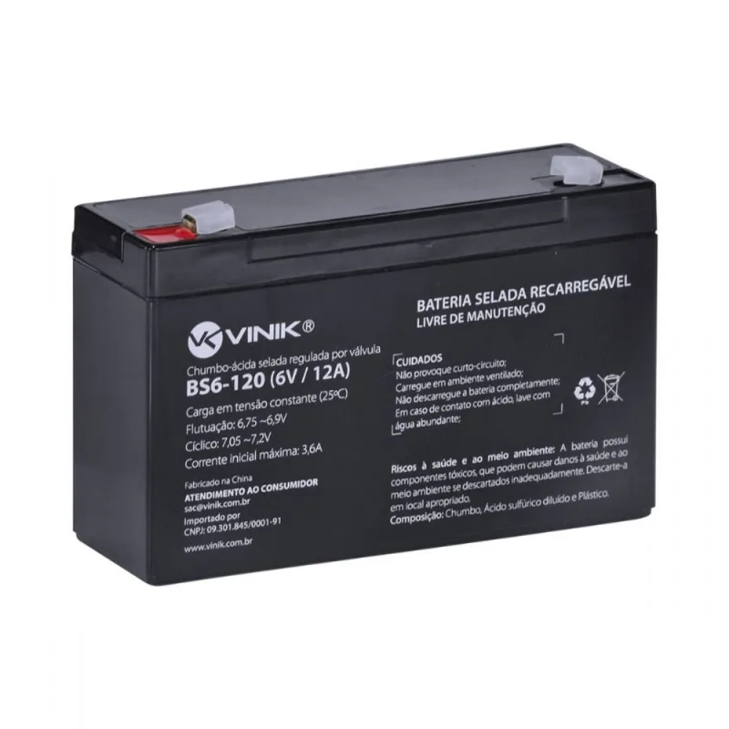 BATERIA 6V 12A SELADA VLCA BS6-120