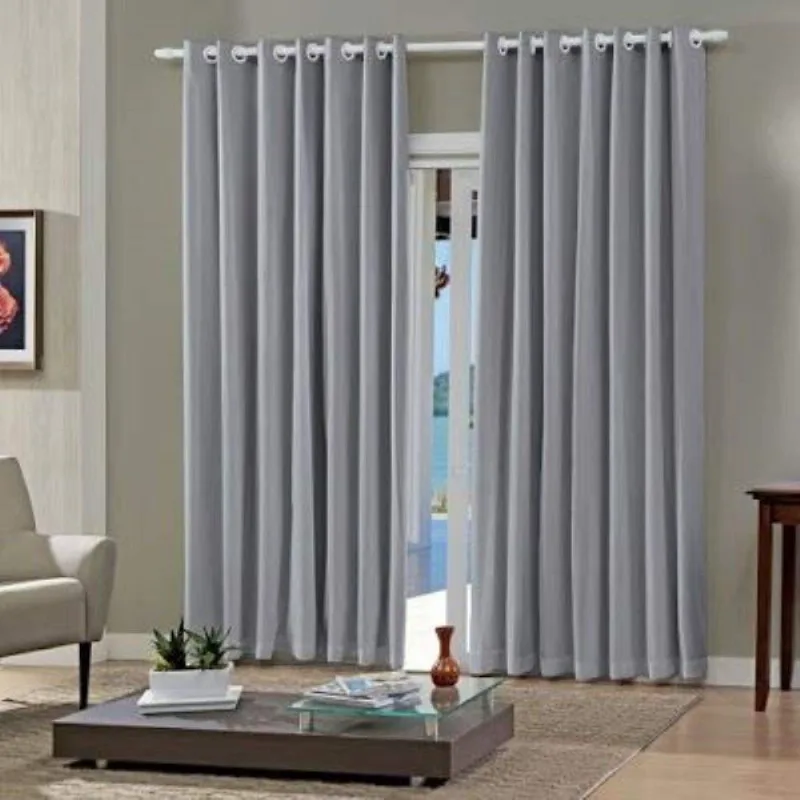Cortina Rafaella Oxford 2,00 X 1,80 Cinza