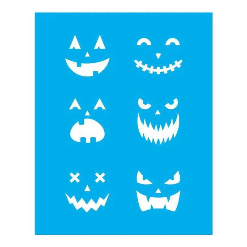 Stencil Tamako Abóboras Halloween - 20X25Cm - Ref 9337