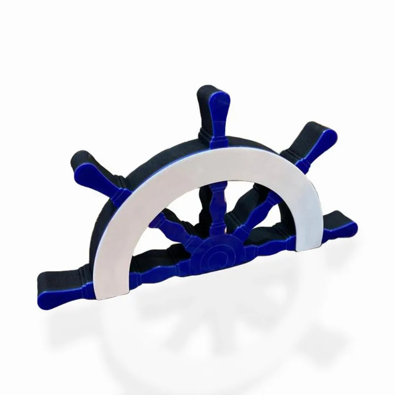 Meio Timão Em Mdf Decoryou - Ref 350 Azul E Branco