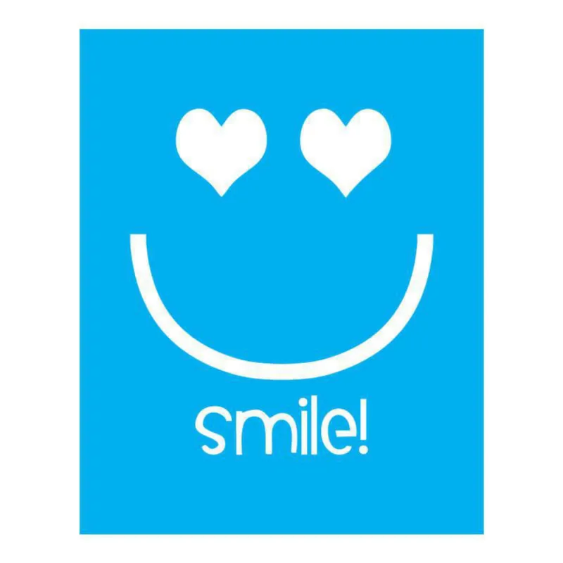Stencil Tamako Smile - 20X25Cm - Ref B732