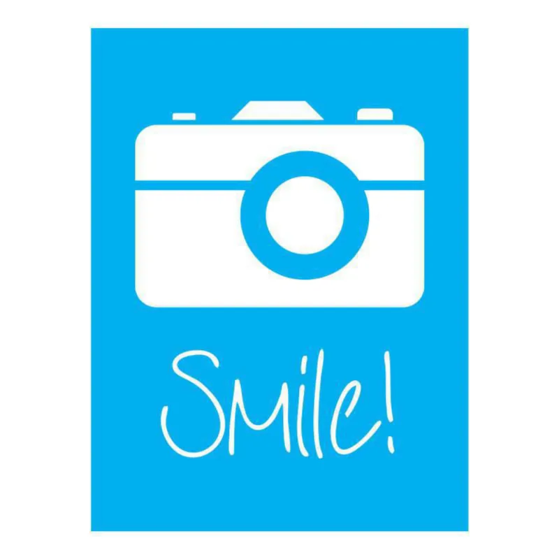 Stencil Tamako Smile - 15X20Cm - Ref A3549