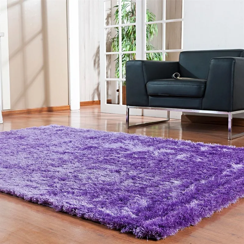 TAPETE SILK SHAGGY 0,60 X 1,80 LILAS