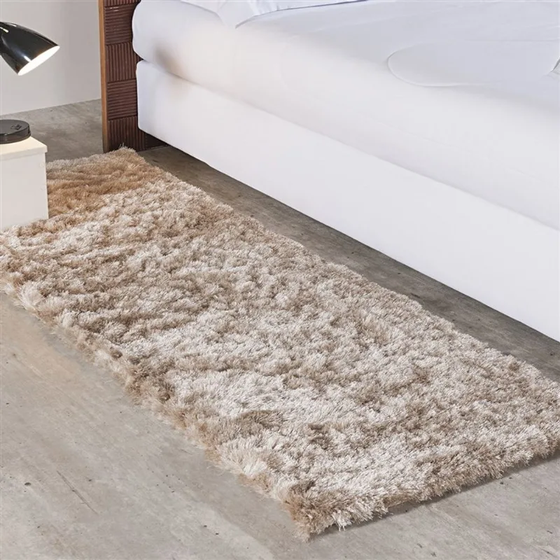 TAPETE SILK SHAGGY 0,60 X 1,80 MARFIM