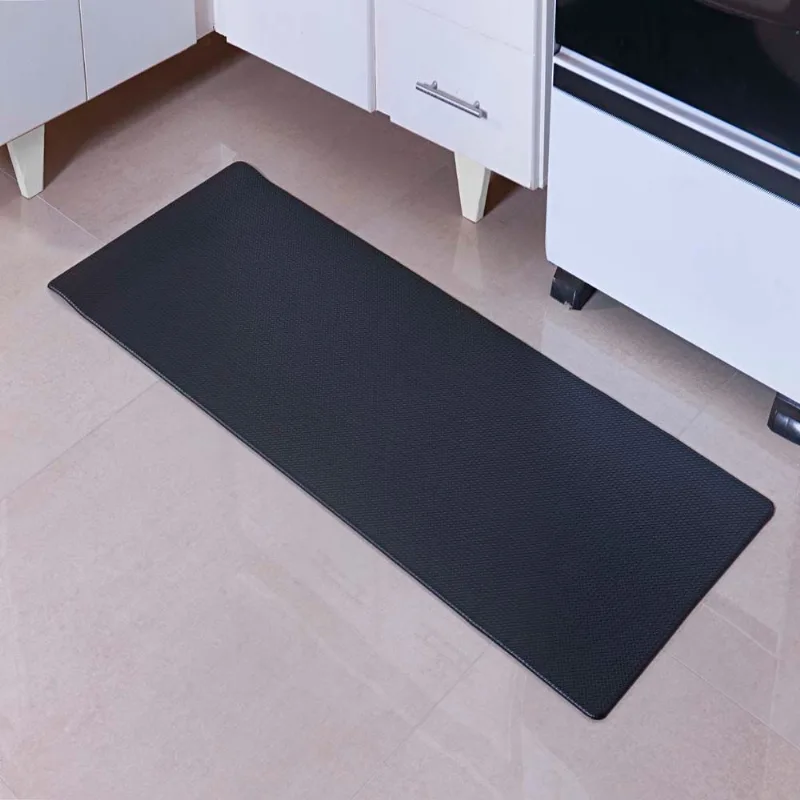 TAPETE COZINHA PREMIER LISO 46X1,20 CM PRETO