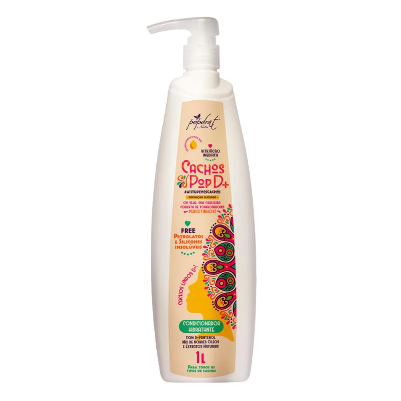 Condicionador Popdrat Cachos Pop D+ 1 Litro