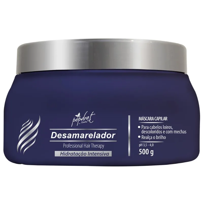 Máscara Capilar Popdrat Desamareladora 500g