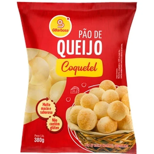 Pão de Queijo GBarbosa Coquetel 380g - Gbarbosa - Congelados