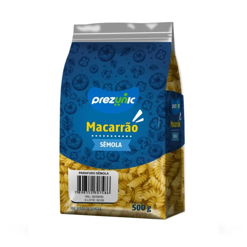 Massa de Sêmola Parafuso Prezunic 500g