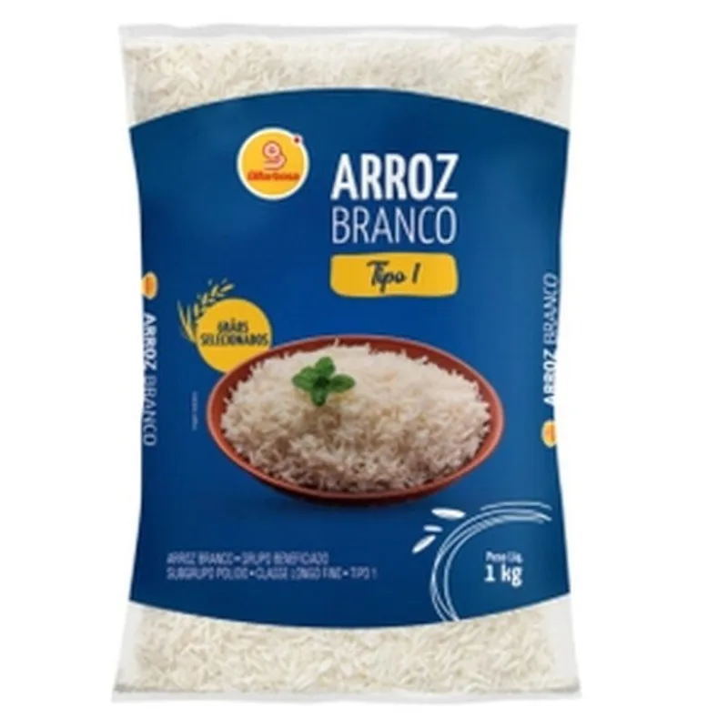 Arroz Branco GBarbosa Polido 1Kg - Gbarbosa