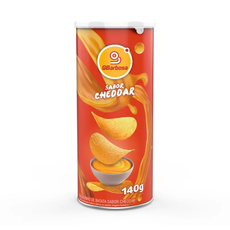 Batata Tubo GBarbosa Cheddar 140g