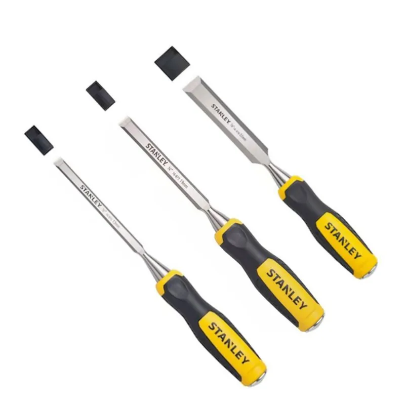 Kit Formão Para Madeira Stanley 3 Peças 13mm/19mm/22mm