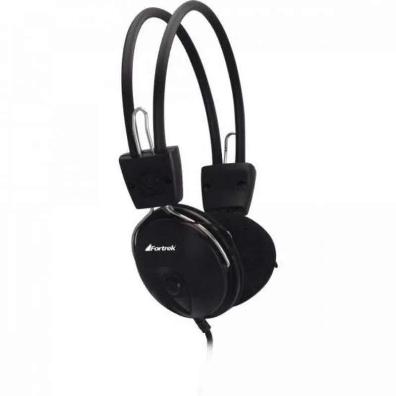 Fone de Ouvido Fortrek HS312 Multimídia Com Microfone Preto