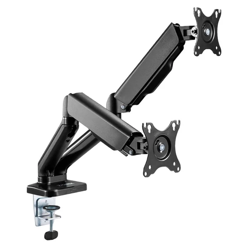 Suporte De Mesa Articulado A Gás Fortrek Para Dois Monitores 17" A 32" FK441S (MP)