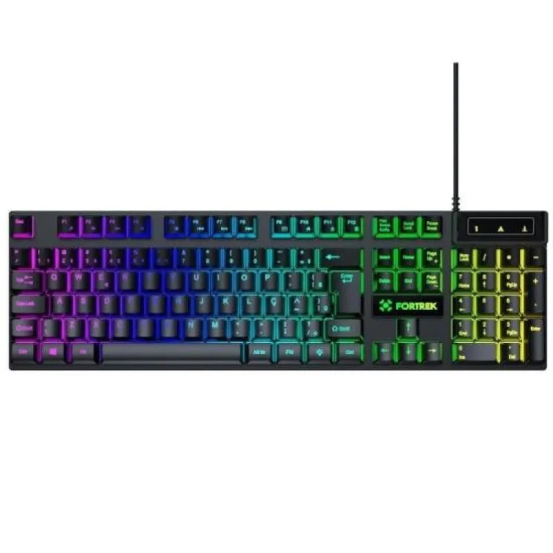 Teclado Gamer Fortrek Fearless 100 Fullsized Preto - Fortrek - Games
