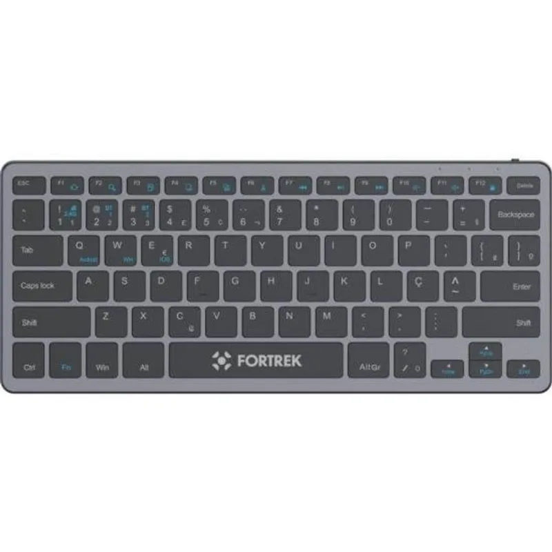Teclado Office Fortrek Kb11 Compact Bluetooth Preto