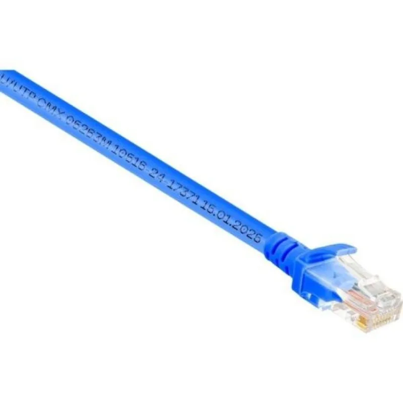 Cabo de Rede Patch Cord Cat5e Fortrek FKCAT5E 2,5m Internet Azul - Fortrek