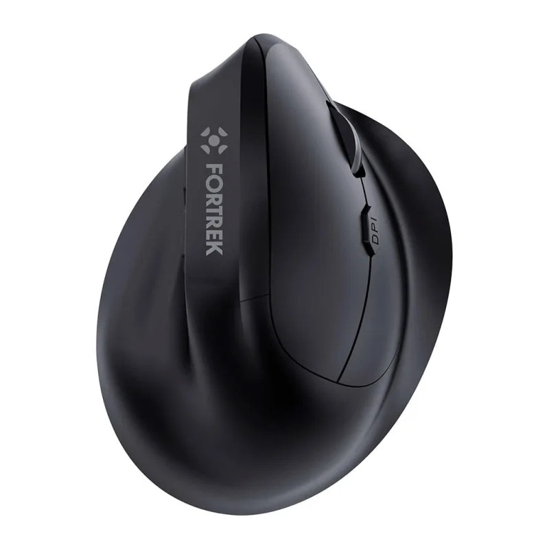Mouse Vertical Sem Fio Ergonômico Fortrek MERG15 Preto - AC3175 - Fortrek