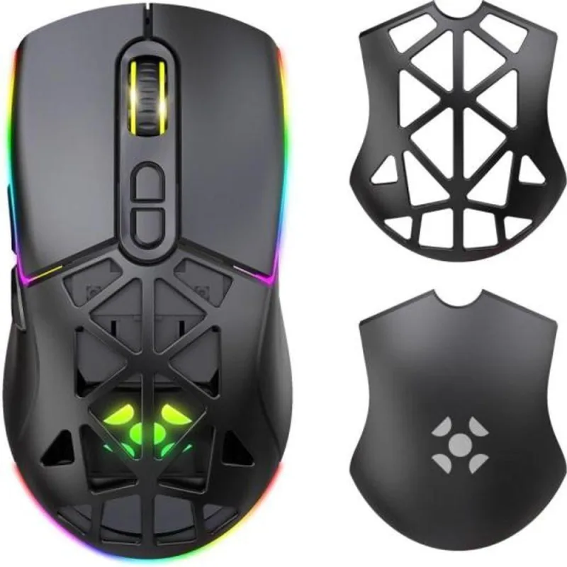 Mouse Gamer sem Fio Striker Air Tri-Mode 16.000 DPI Preto Fortrek - Fortrek