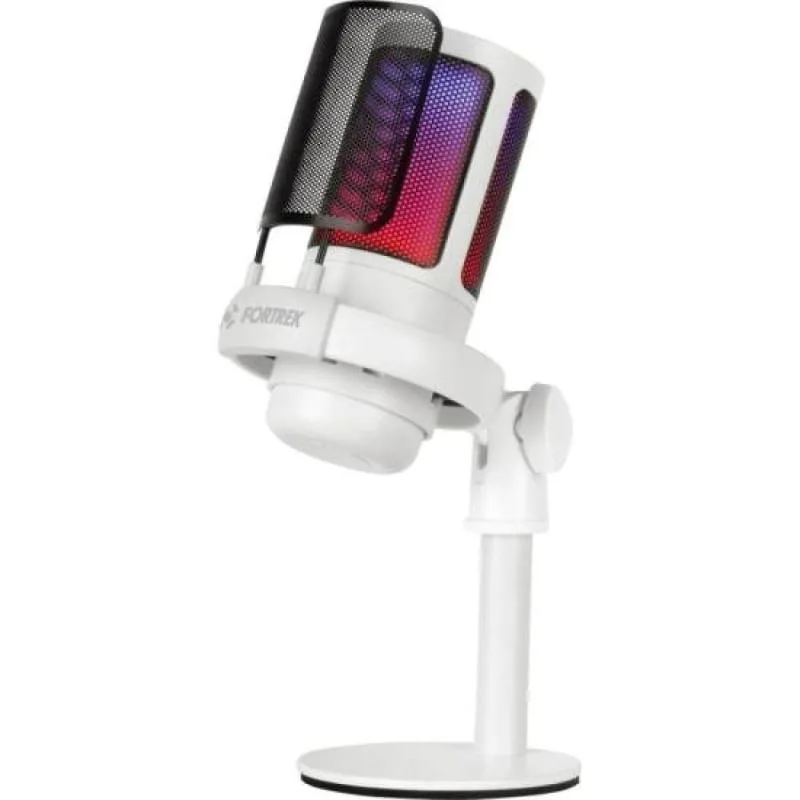 Microfone Gamer Fortrek MIC10 Branco [F002] - Fortrek