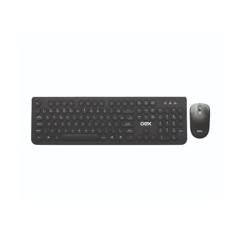 Combo Teclado E Mouse Preto OEX