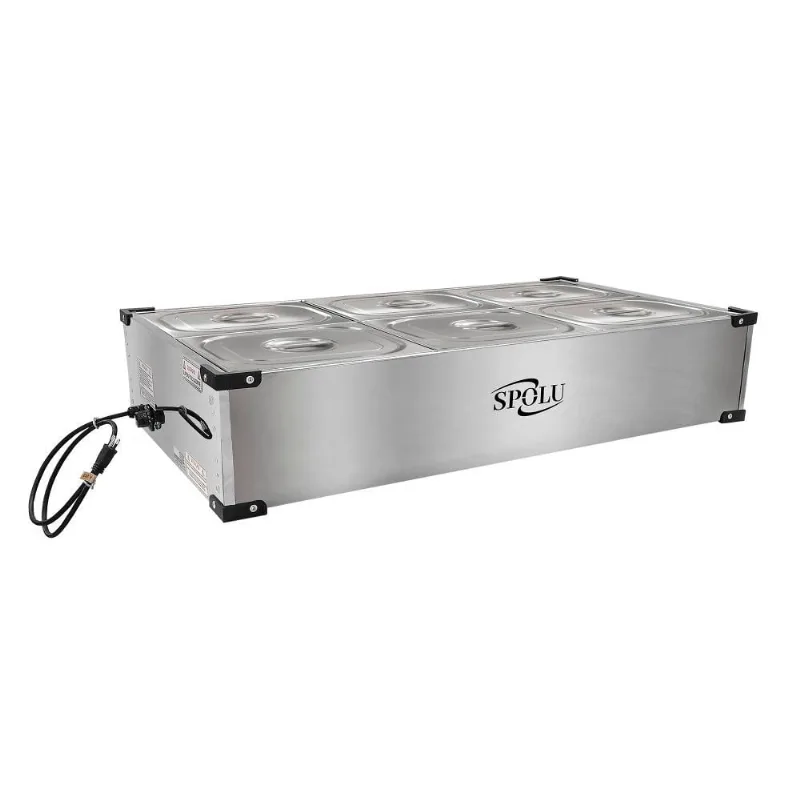 Buffet Térmico de Bancada Spolu 6 Cubas 220V SPL-506BC - Spolu - Comércio E Indústria