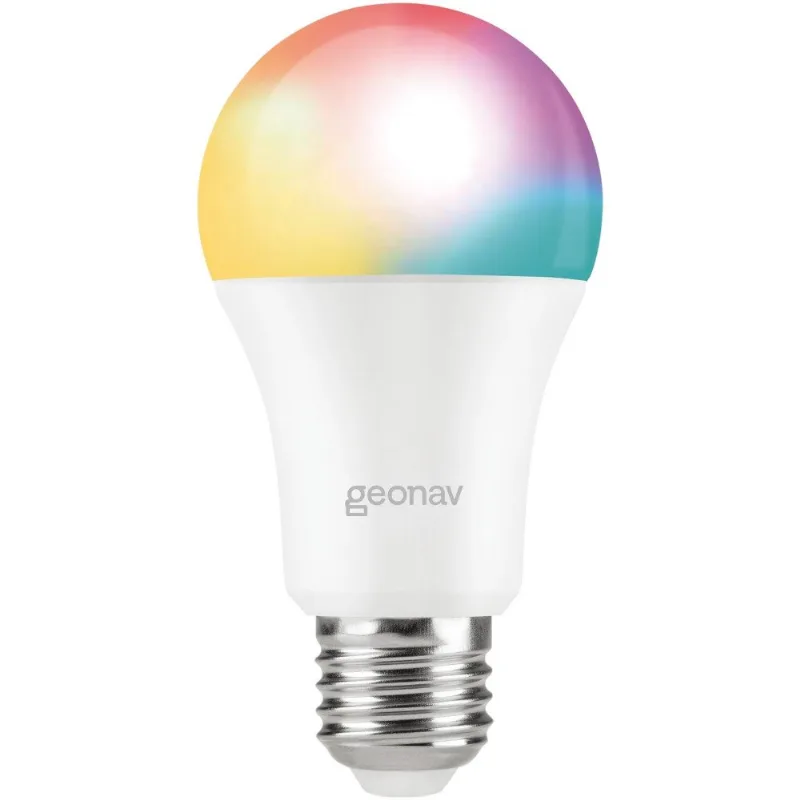 Lâmpada Inteligente Geonav Com Soquete Bivolt Branco E27